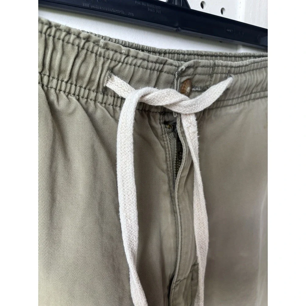 VTG Y2K Ocean Pacific OP Shorts Men's L 36 Green Chino Cargo Utility Side Stripe